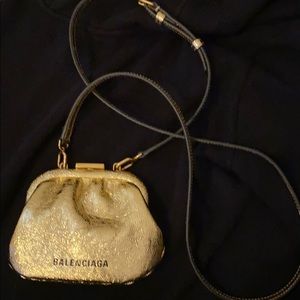 Balenciaga Gold coin purse